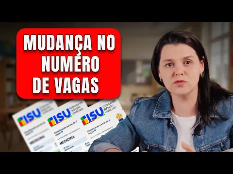 Vídeo: a mudança no número de vagas do SISU 2026 e o que conferir antes de decidir pela lista de espera