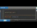 codifica C selectionsort