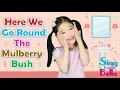 Here We Go Round The Mulberry Bush -This is the way we with Actions and Lyrics | Sing with Bella