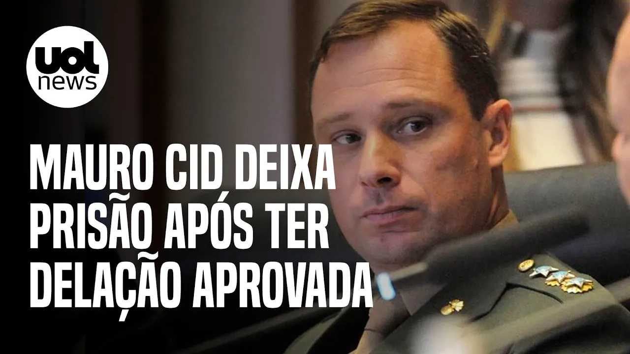 Mauro Cid deixa prisão após ter delação homologada por Moraes l UOL News Especial