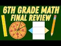 6th Grade Math Final Exam Review Full Crash Course Practice Test