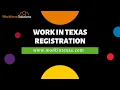 Registering in WorkInTexas