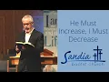 He Must Increase I Must Decrease Ronny Cooksey - 2020