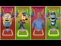 Download Lagu Minions vs Sheriff Labrador vs blippi vs crazyfrog 🎶 Tiles hop Edm Rush