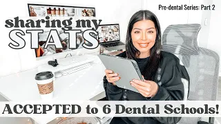 sharing my stats as a non-traditional dental school applicant accepted to 6 dental schools