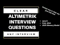 Altimetrik Interview Questions Prepare these questions to clear any interview