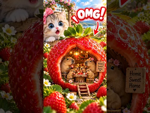 What If EVERY Strawberry Had a Tiny Animal Inside? 🍓😱