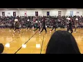 cheerleaders pep fest dance