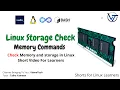 Linux Memory Management Commands Check memory in linux OS