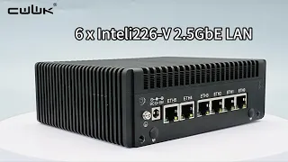 Fanless 6 2 5G i226-V Mini PC i5-8250U i3-8130U i5-7200U Pfsense OpenWrt Firewall Gateway