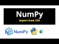 NumPy load array from a CSV
