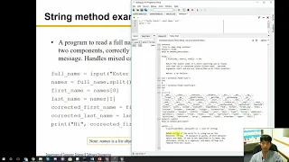 CITS2401 - 4 2 Python strings methods 2