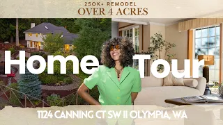 Luxury in the Woods Fully Remodeled Olympia Estate I 4 Acres 2024 Kitchen 250K in Upgrades