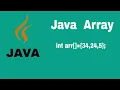 Arrays In Java Hindi Java Arrays Tutorial Single Dimensional Array