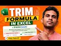 TRIM Formula in Excel