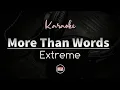 Download Lagu More Than Words - Extreme (Karaoke with Lyrics) Female Key
