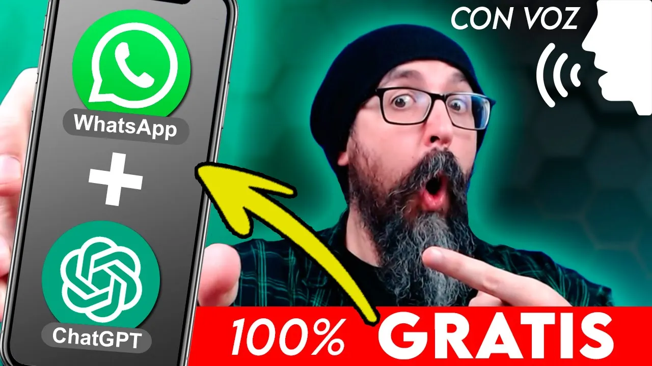 Como poner ChatGPT en WhatsApp [ GRATIS y CON VOZ ] Tutorial de Inteligencia Artificial
