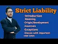strict liability under law of torts it s meaning concept Ryland v Fletcher exceptions