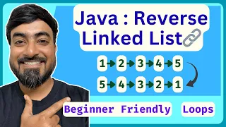 Reverse a Linked List in Java Iteration Loops Java for Beginners