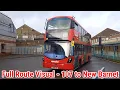 Full Route Visual London Bus Route 107 - Edgware to New Barnet VWH2241 LK66EOL