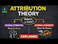 What is Attribution Theory