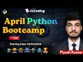 April Python Bootcamp Day 1