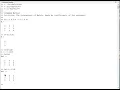 MATLAB Cramer method