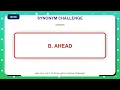 Synonym Challenge Similar Words Quiz Practice