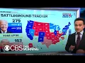 Final CBS News Battleground Tracker before election shows early voters prefer Biden