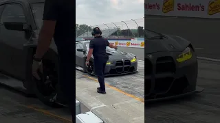 M4 GT3 Making Some Awesome Turbo Sounds Leaving The Pits 