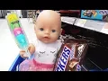 Download Lagu Doing Shopping with Baby Doll at the Supermarket for Easter Candy Eggs