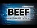 Beef tool in Khali Linux Browser Exploitation with BeEF Find Website Weaknesses The Legal Way