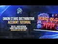 Orion Stars 777 Distributor Account Tutorial Set Up Store and Subdistributor Agent Accounts