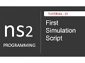 How to Write first simulation script in NS2 NS2 Tutorials 15