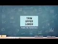 Power BI Tutorial Series for Beginners Part 49 Trim Upper and Lower