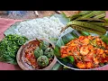 Download Lagu AH..NIKMAT BOTRAM DI SAUNG SAWAH‼️SAMBEL BAWANG,LALAPAN REBUS,DAN UDANG BUMBU ASAM MANIS PEDAS