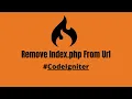 Remove Index php From Url Remove Index php From Url In CodeIgniter