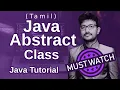 Java abstract class tutorial in Tamil Java abstract class program examples in Tamil