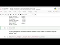 Python Data Analysis Using Statistical tools Corelation and linear relationship Urdu Hindi