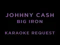 Download Lagu Johhny Cash - Big Iron • KARAOKE