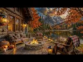 Lagu Relaxing Jazz with Porch Ambience 🍂 Autumn Cozy Coffee \u0026 Smooth Music for Study