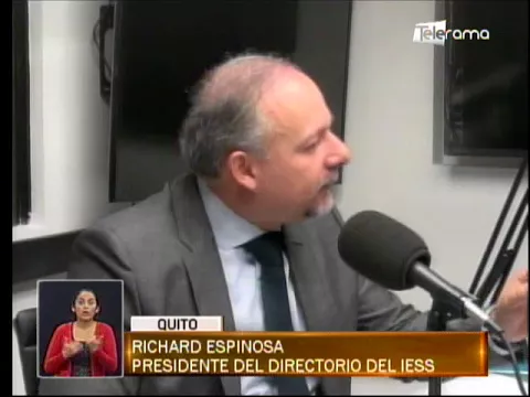 Presidente del IESS, Richard Espinosa dice que no existe omisión para destitución