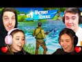 FORTNITE with our GIRLFRIENDS very cute