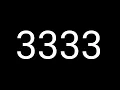 3333 Second Countup Timer Deep Focus