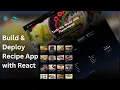 Build and Deploy Food Recipe App using React Js React Tailwind CSS Edamam API