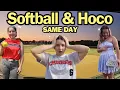 Mic d up softball AND Homecoming in the same day