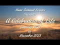 Rone Funeral Service 2025 Memorial