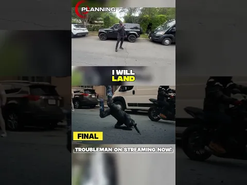 Flying sidekick OFF A CAR!