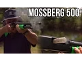 Mossberg 500 pump action shotgun - fast shooting and review with Jerry Miculek