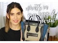 WHAT S IN MY BAG CELINE NANO LUGGAGE TOTE REVIEW Lily Pebbles